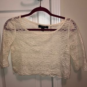 URBAN OUTFITTERS CROCHET/LACE TOP